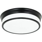 Matteo Lighting - Navo Flush Mount - M15401BK | Montreal Lighting & Hardware