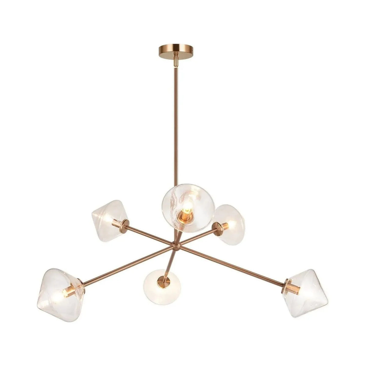 Matteo Lighting - Novo Chandelier - C81746AGCL | Montreal Lighting & Hardware