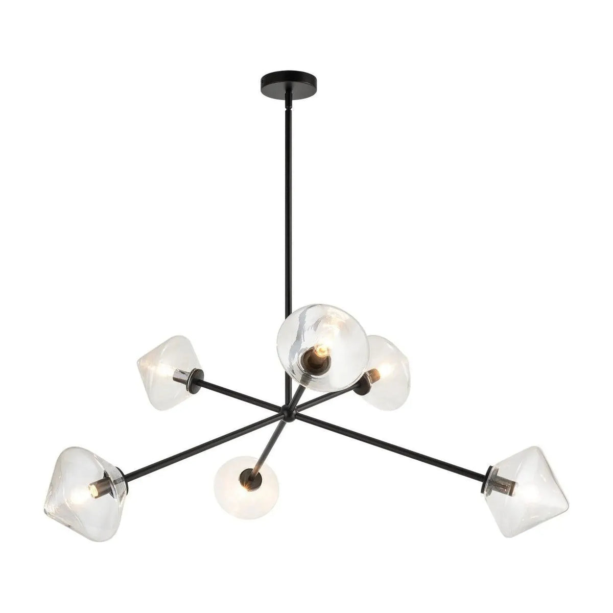 Matteo Lighting - Novo Chandelier - C81746BKCL | Montreal Lighting & Hardware