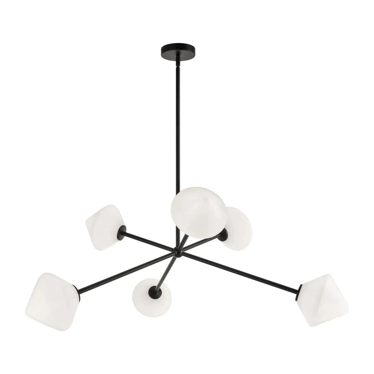 Matteo Lighting - Novo Chandelier - C81746BKOP | Montreal Lighting & Hardware