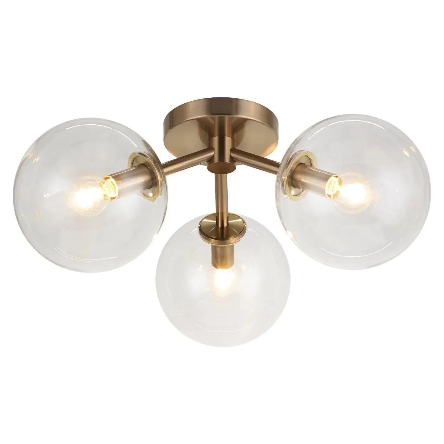 Matteo Lighting - Novo Flush Mount - X81703AGCL | Montreal Lighting & Hardware