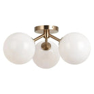 Matteo Lighting - Novo Flush Mount - X81703AGOP | Montreal Lighting & Hardware