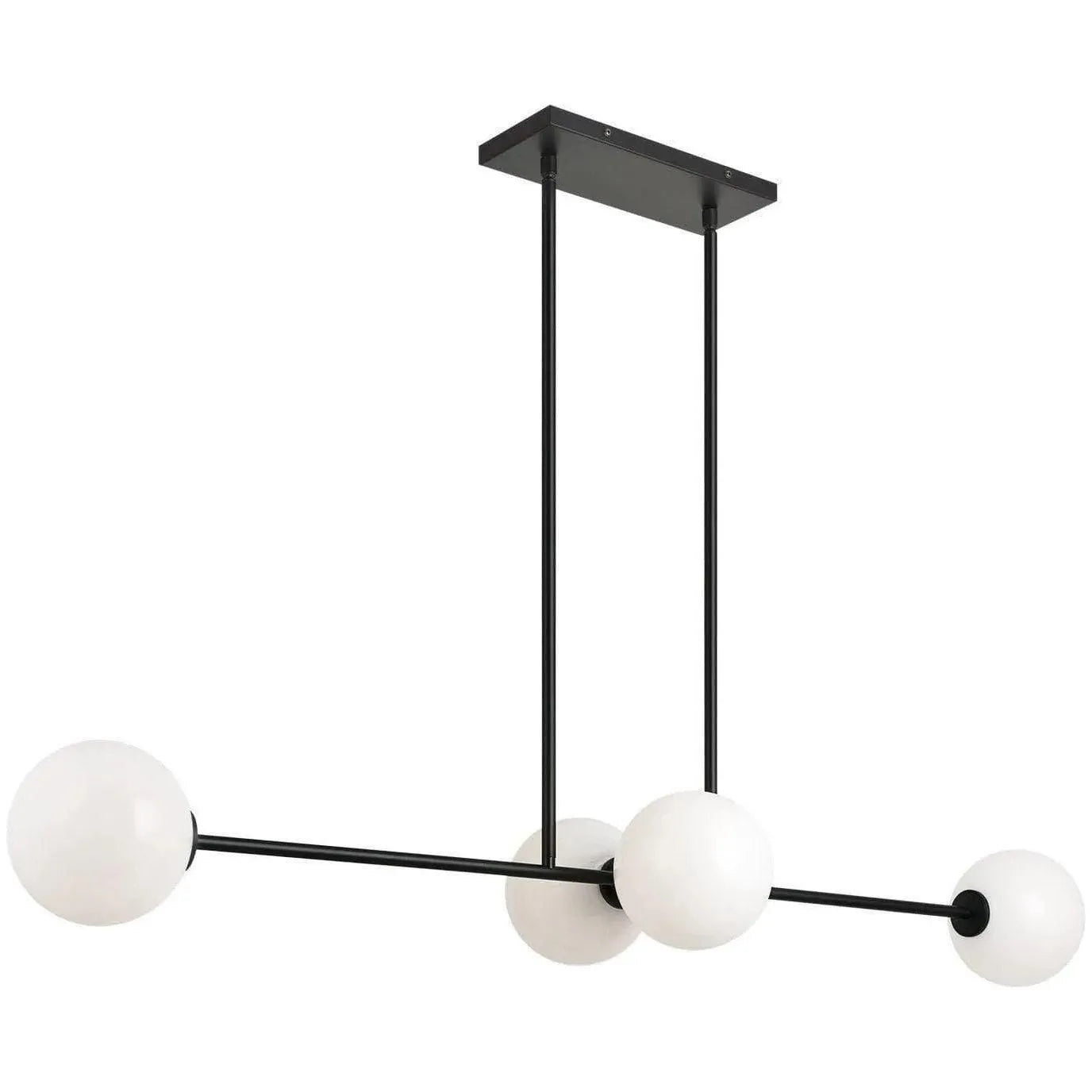Matteo Lighting - Novo Linear Pendant - C81704BKOP | Montreal Lighting & Hardware