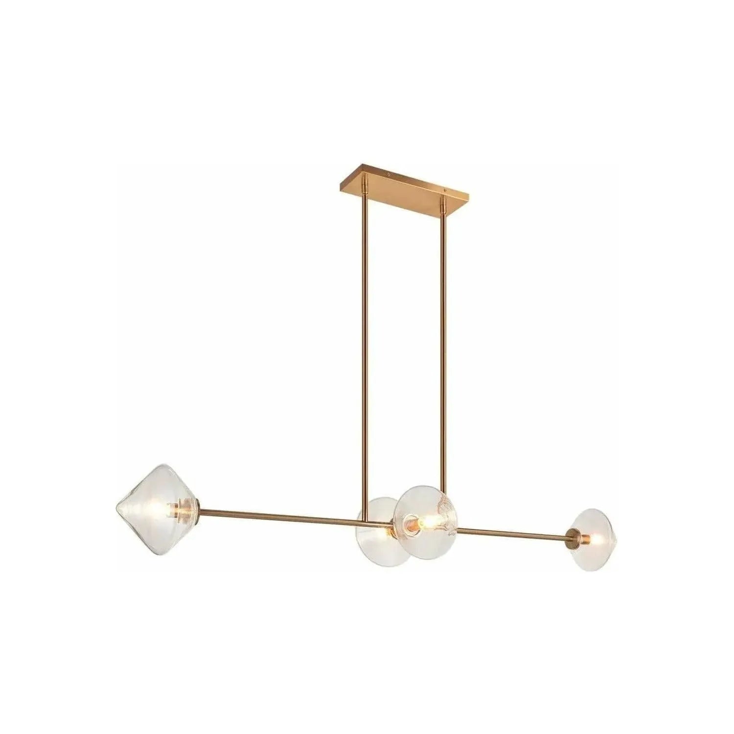 Matteo Lighting - Novo Linear Suspension - C81744AGCL | Montreal Lighting & Hardware