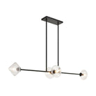 Matteo Lighting - Novo Linear Suspension - C81744BKCL | Montreal Lighting & Hardware