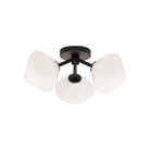 Matteo Lighting - Novo Oval Ceiling Mount - X81743BKOP | Montreal Lighting & Hardware