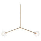 Matteo Lighting - Novo Twin Diamond Linear Pendant - C81742AGCL | Montreal Lighting & Hardware