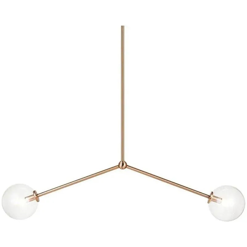 Matteo Lighting - Novo Twin Linear Pendant - C81702AGCL | Montreal Lighting & Hardware