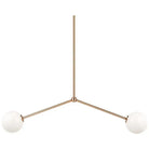 Matteo Lighting - Novo Twin Linear Pendant - C81702AGOP | Montreal Lighting & Hardware