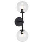 Matteo Lighting - Novo Wall Sconce - W81702BKCL | Montreal Lighting & Hardware