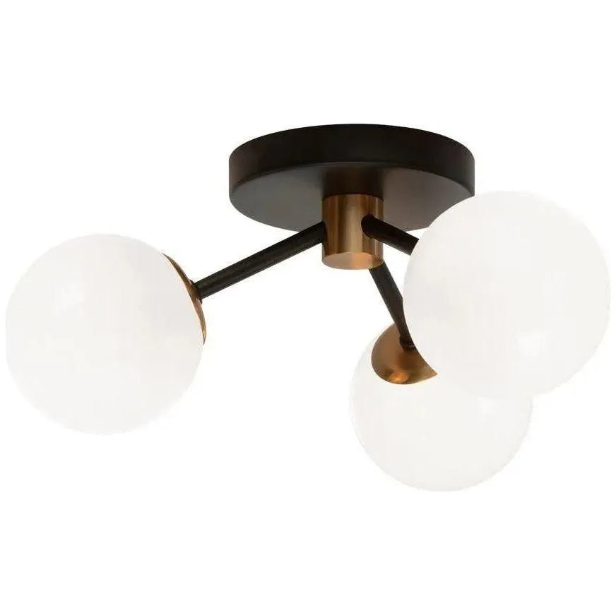 Matteo Lighting - Novu LED Flush Mount - X83003AGOP | Montreal Lighting & Hardware