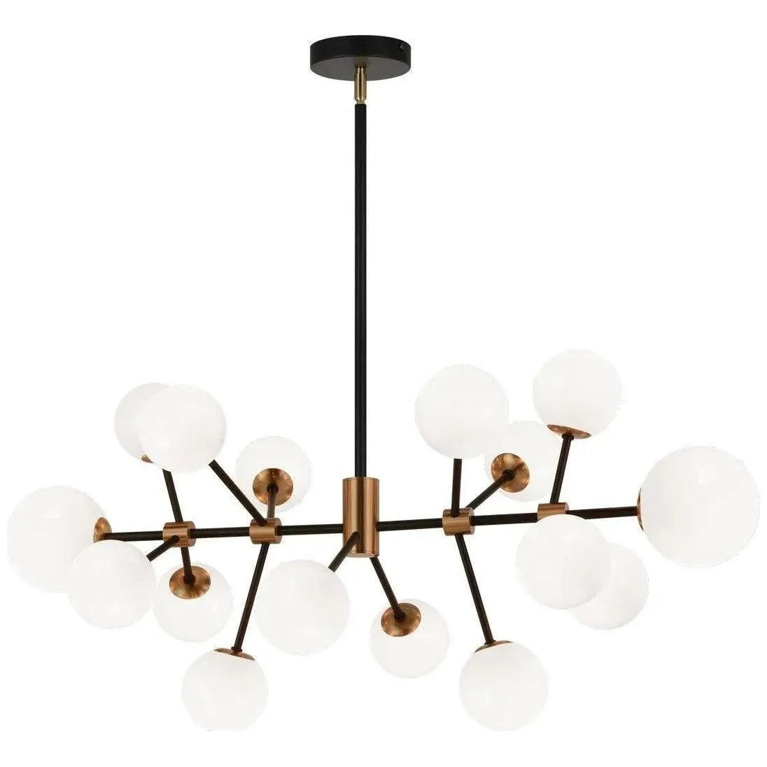 Matteo Lighting - Novu Linear LED Pendant - C83016AGOP | Montreal Lighting & Hardware