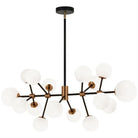 Matteo Lighting - Novu Linear LED Pendant - C83016AGOP | Montreal Lighting & Hardware