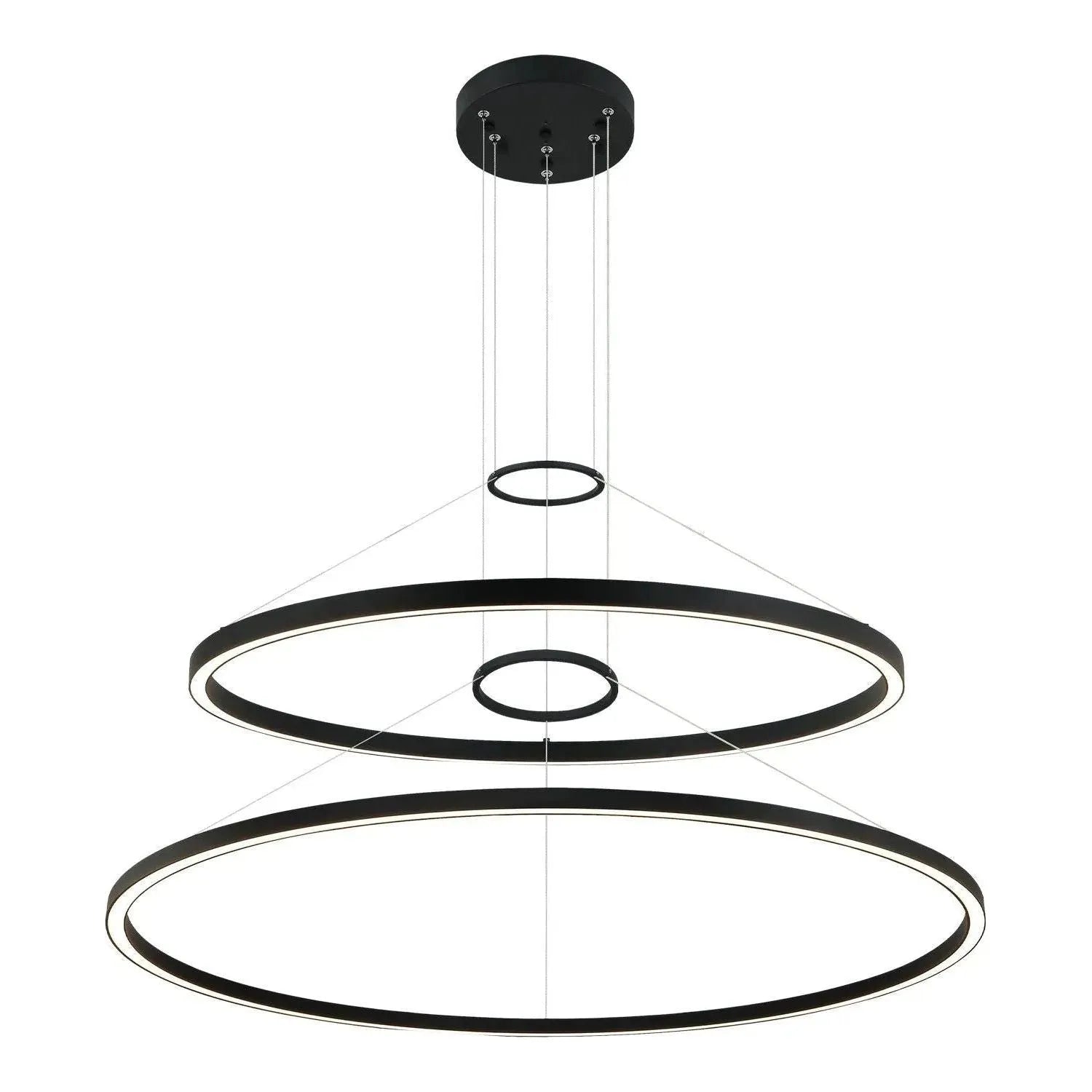 Matteo Lighting - O'Hara LED Double Chandelier - C30856BG | Montreal Lighting & Hardware