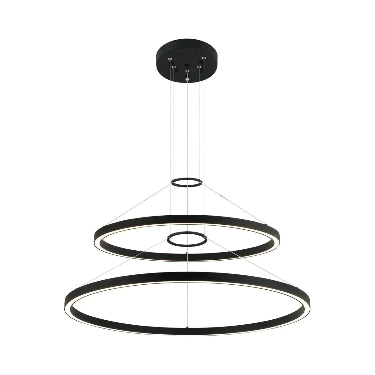 Matteo Lighting - O'Hara LED Double Chandelier - C30856BG | Montreal Lighting & Hardware
