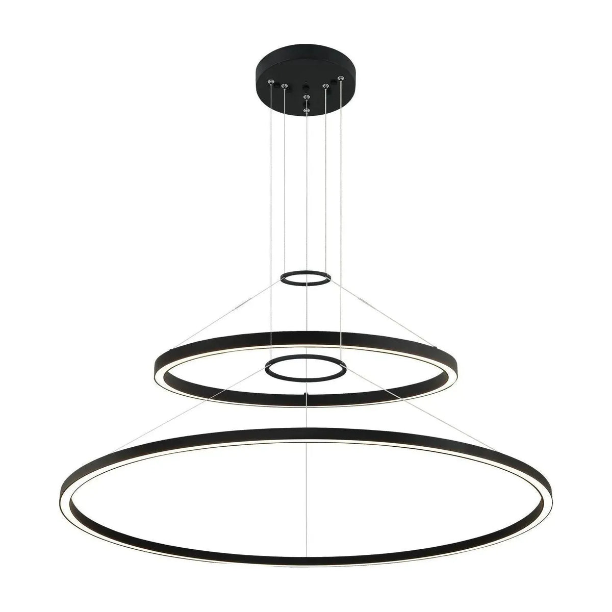 Matteo Lighting - O'Hara LED Double Chandelier - C30856BG | Montreal Lighting & Hardware