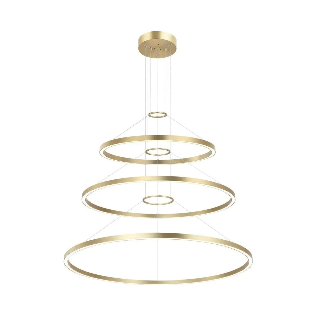 Matteo Lighting - O'Hara LED Triple Chandelier - C30896BG | Montreal Lighting & Hardware