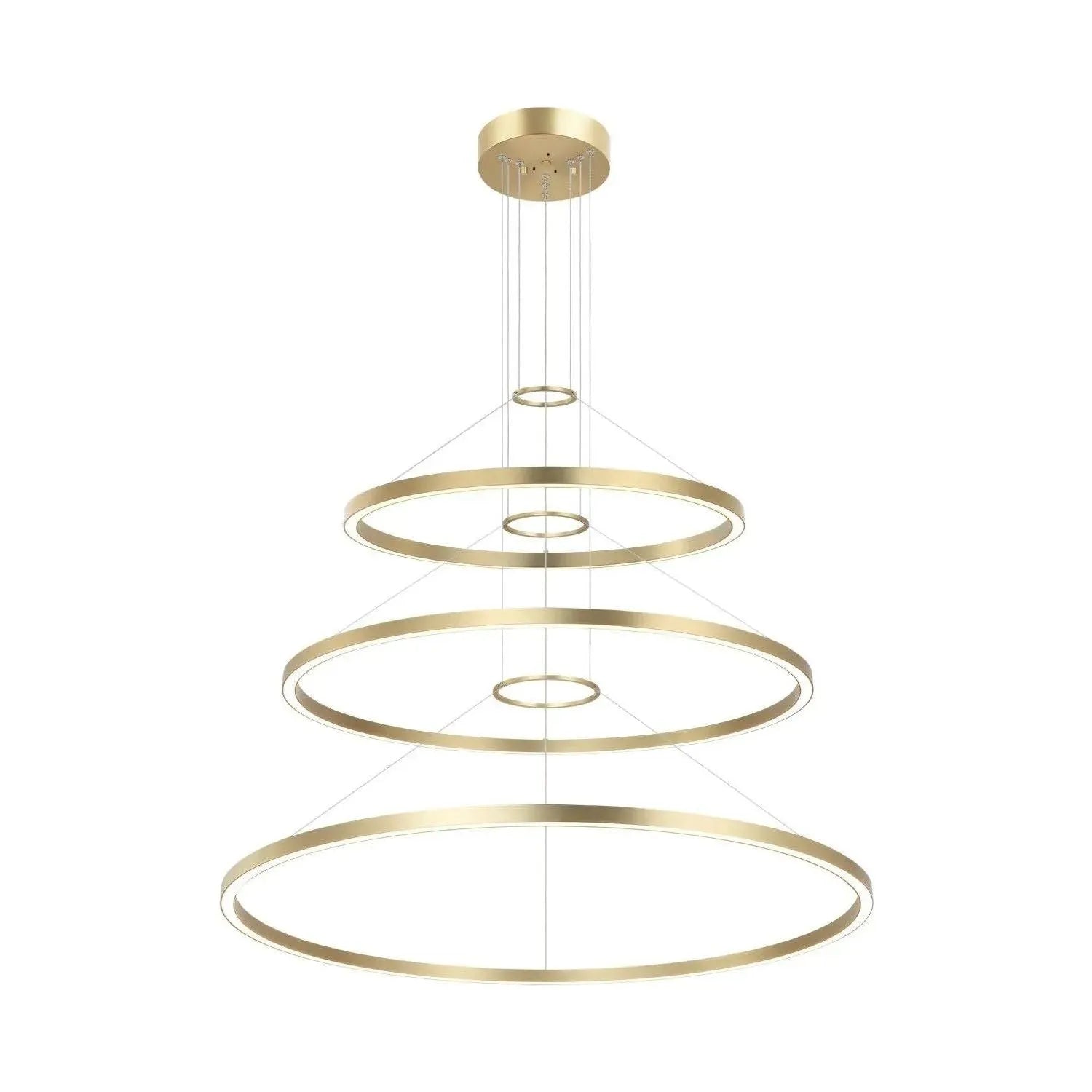 Matteo Lighting - O'Hara LED Triple Chandelier - C30896BG | Montreal Lighting & Hardware