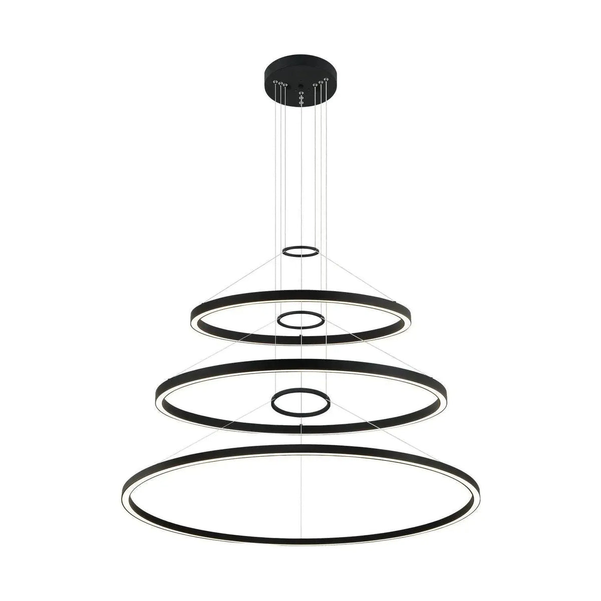 Matteo Lighting - O'Hara LED Triple Chandelier - C30896BG | Montreal Lighting & Hardware