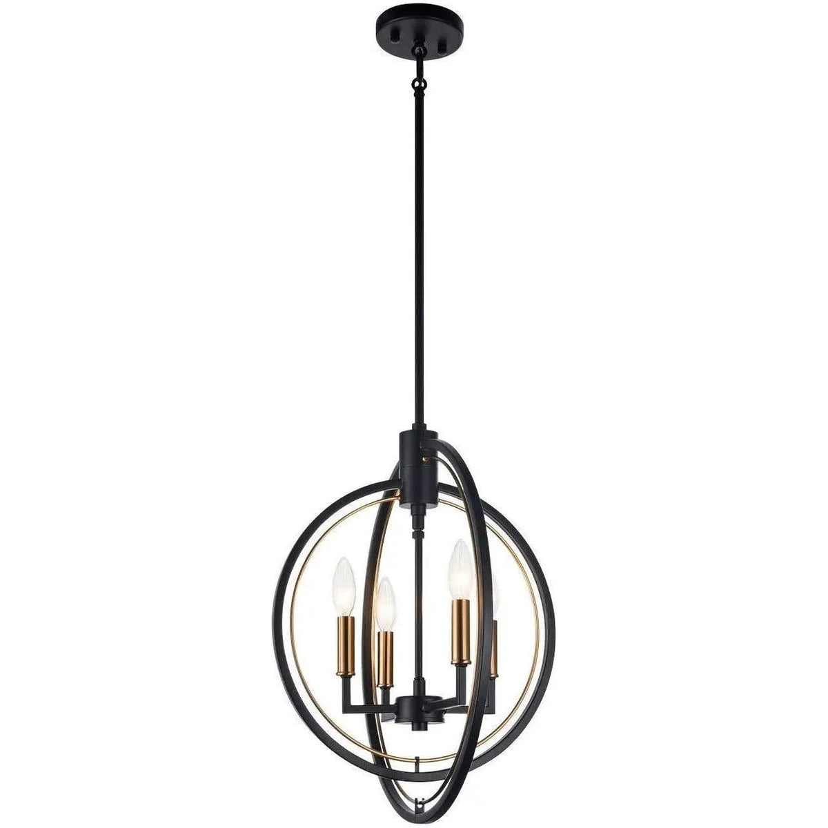 Matteo Lighting - Odyssey Chandelier - C78604BK | Montreal Lighting & Hardware