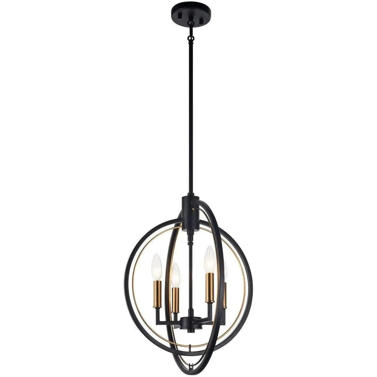 Matteo Lighting - Odyssey Chandelier - C78604BK | Montreal Lighting & Hardware