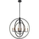 Matteo Lighting - Odyssey Chandelier - C78608BK | Montreal Lighting & Hardware