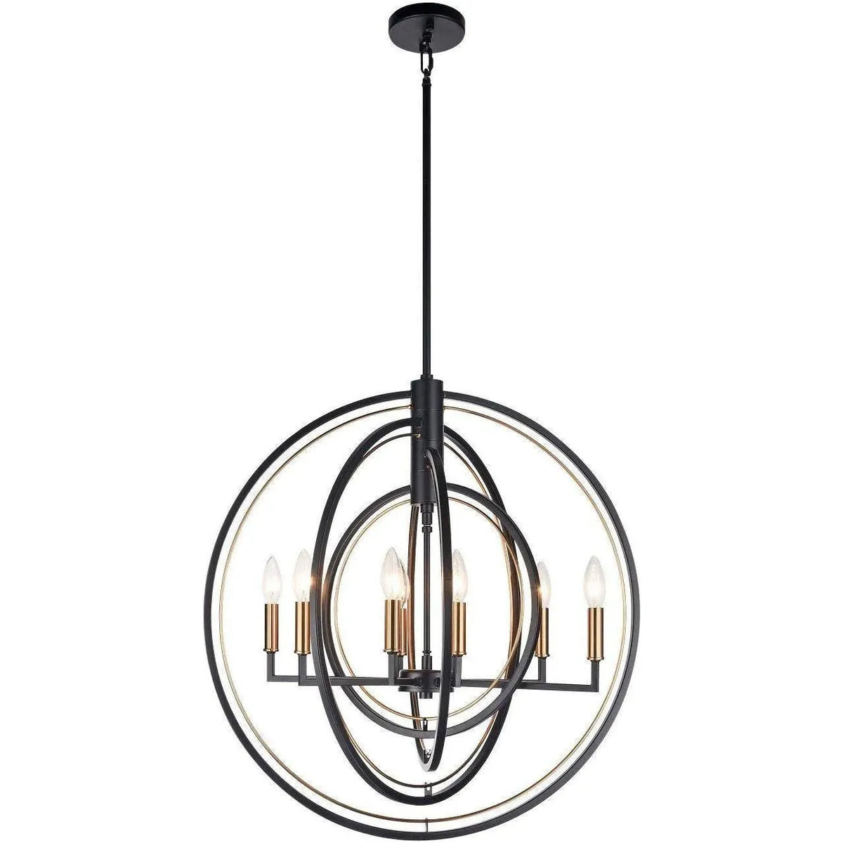 Matteo Lighting - Odyssey Chandelier - C78608BK | Montreal Lighting & Hardware