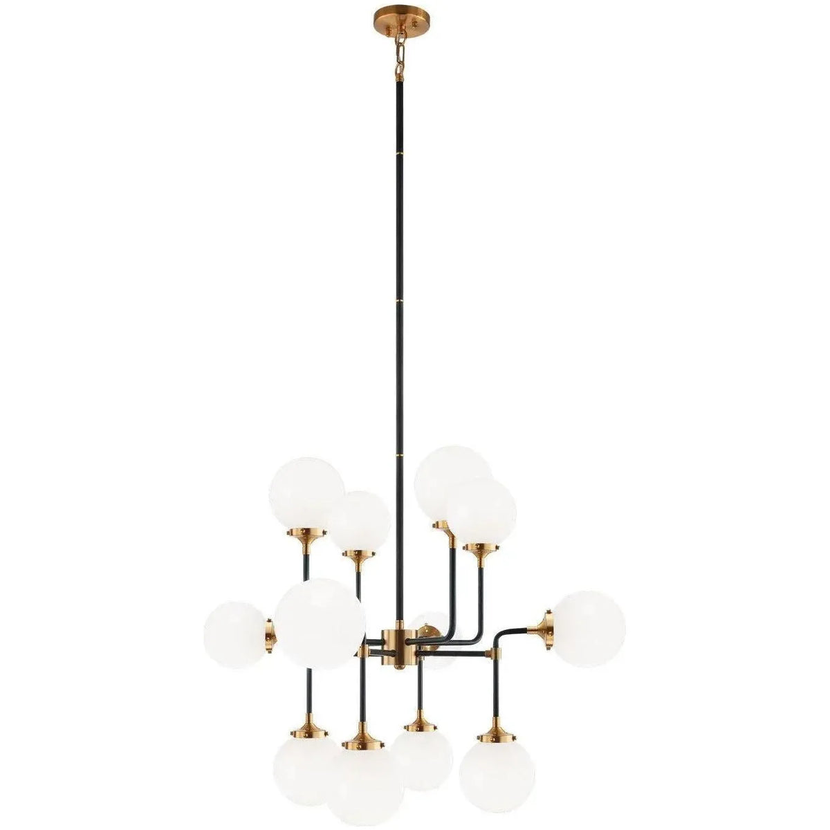 Matteo Lighting - Particles Chandelier - C58212AGOP | Montreal Lighting & Hardware