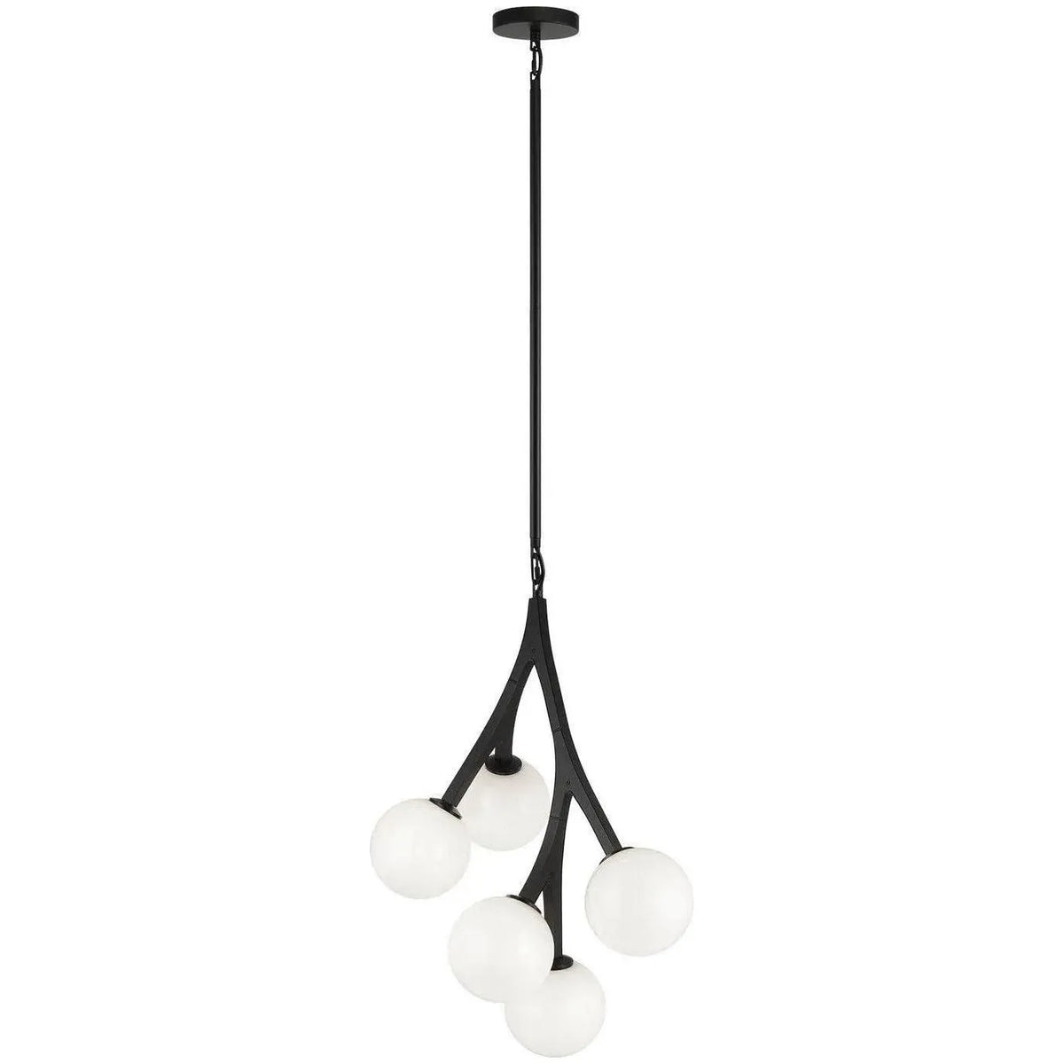 Matteo Lighting - Rami Chandelier - C81505BKOP | Montreal Lighting & Hardware
