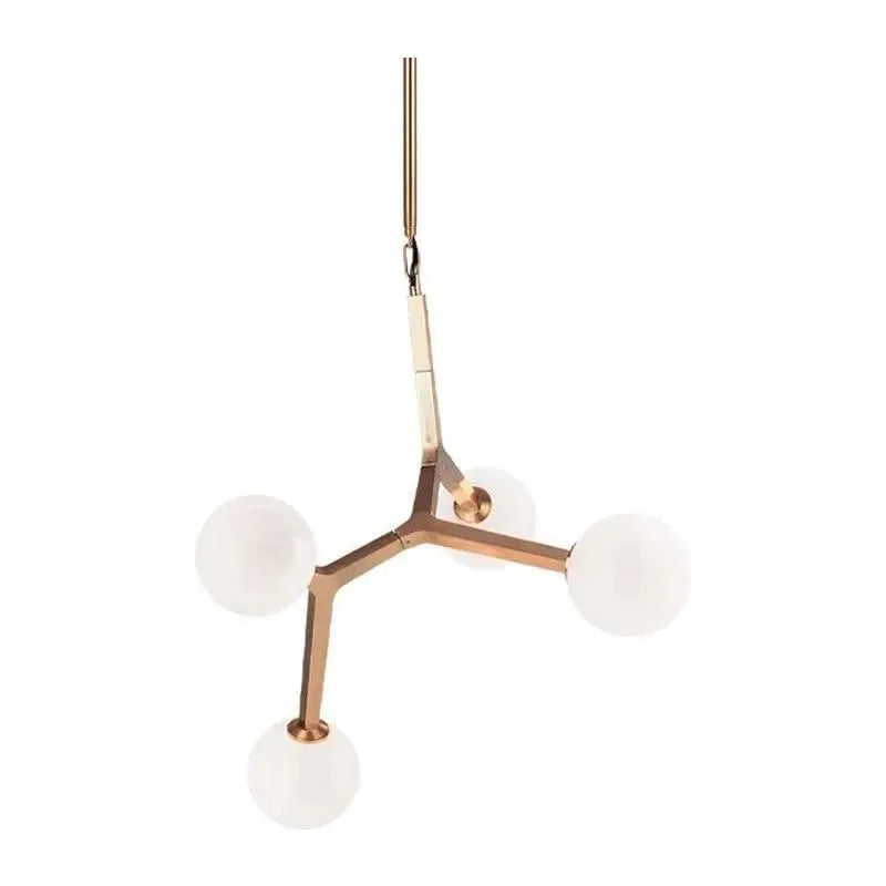 Matteo Lighting - Rami Large Chandelier - C81514AGOP | Montreal Lighting & Hardware