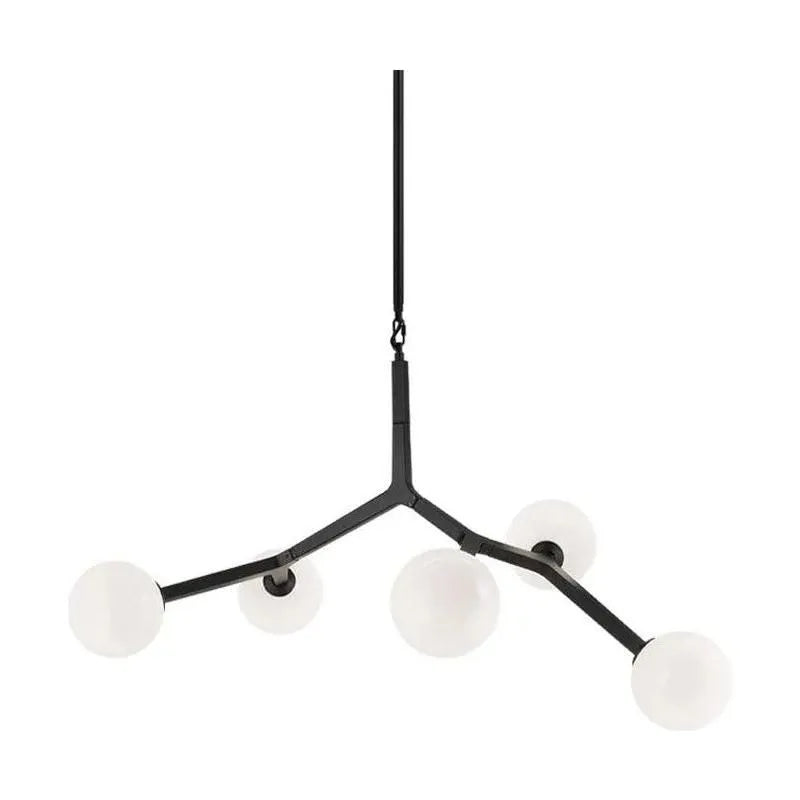 Matteo Lighting - Rami Large Chandelier - C81515BKOP | Montreal Lighting & Hardware