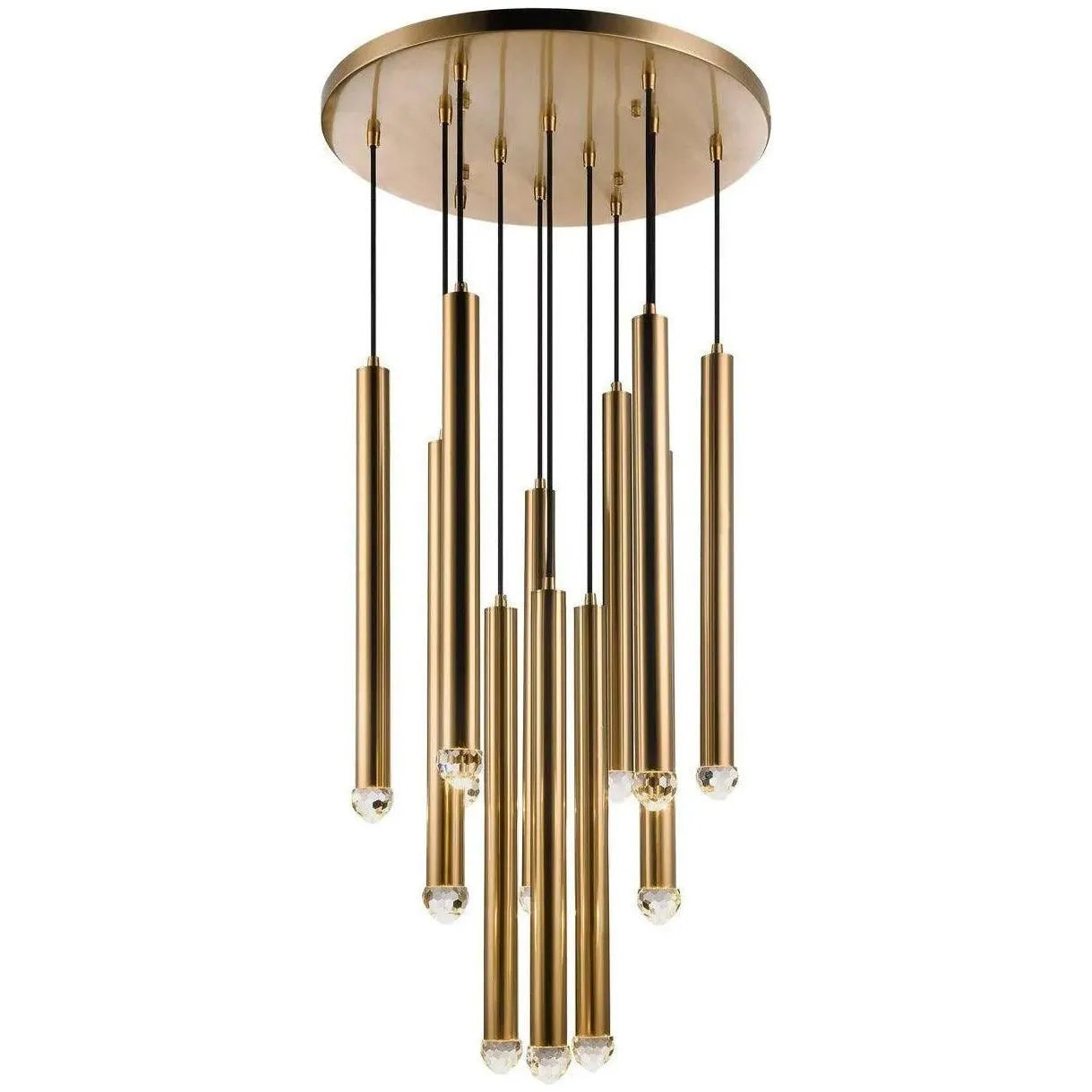 Matteo Lighting - Reign Multi-Light LED Pendant - C78312AG | Montreal Lighting & Hardware