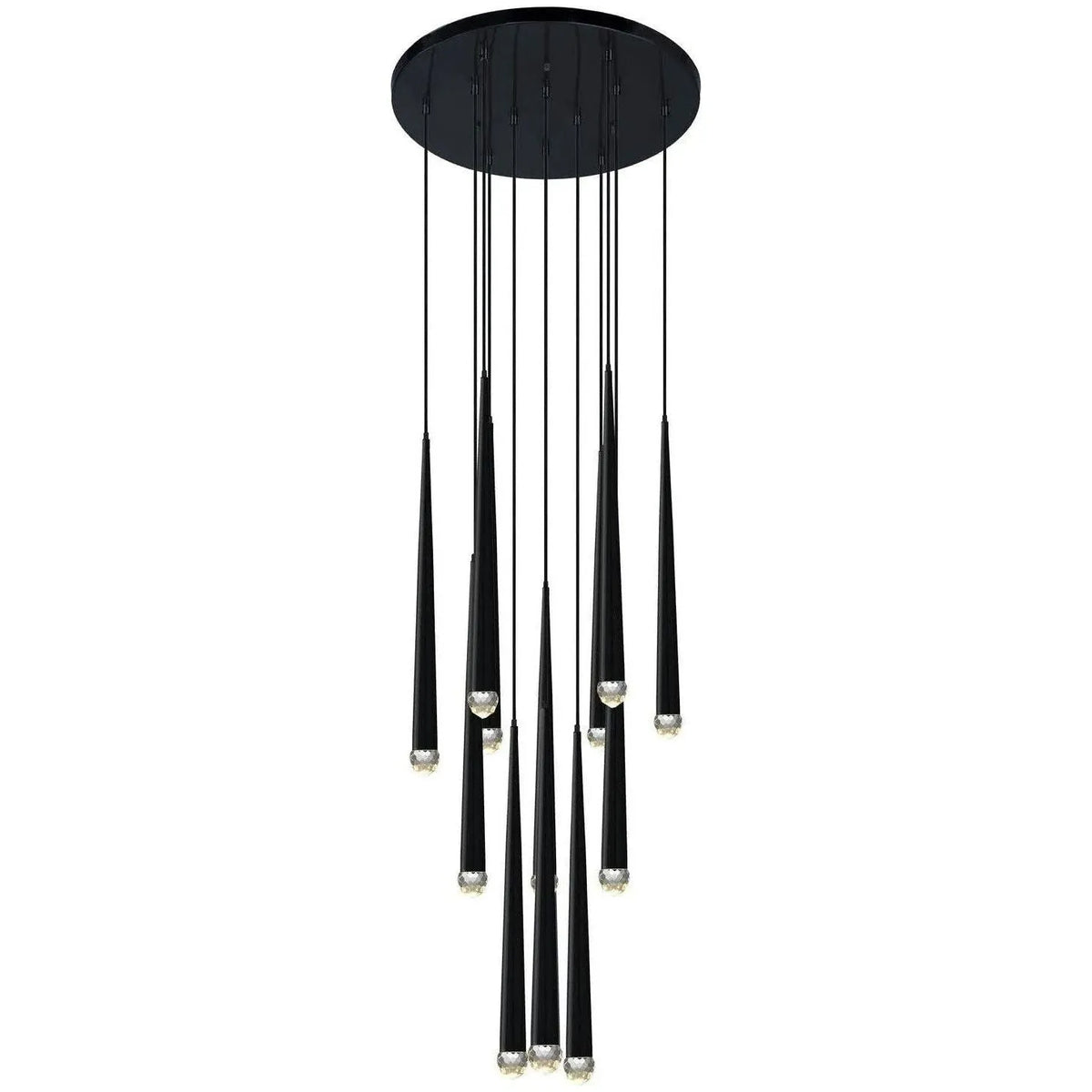 Matteo Lighting - Renaie Multi-Light LED Pendant - C62712MB | Montreal Lighting & Hardware