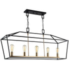 Matteo Lighting - Scatola Linear Chandelier - C61715RB | Montreal Lighting & Hardware