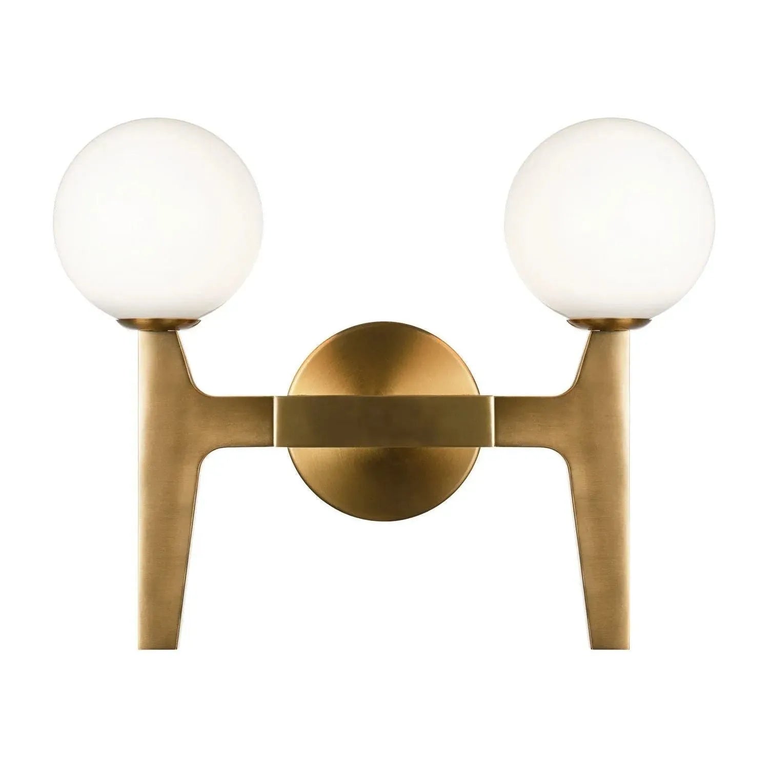 Matteo Lighting - Scriben LED Double Wall Sconce - W34902AGOP | Montreal Lighting & Hardware