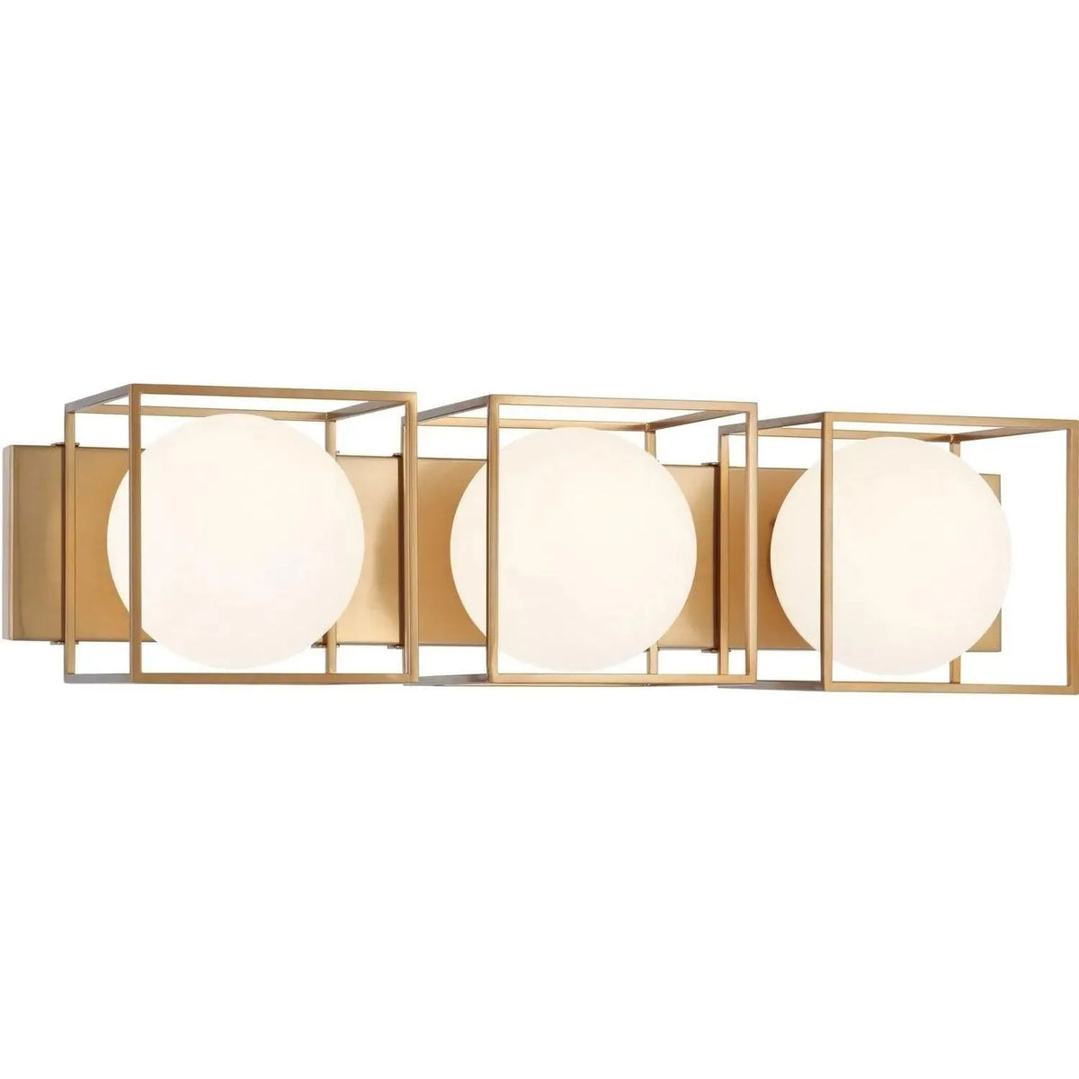 Matteo Lighting - Squircle Bath Vanity - S03803AG | Montreal Lighting & Hardware