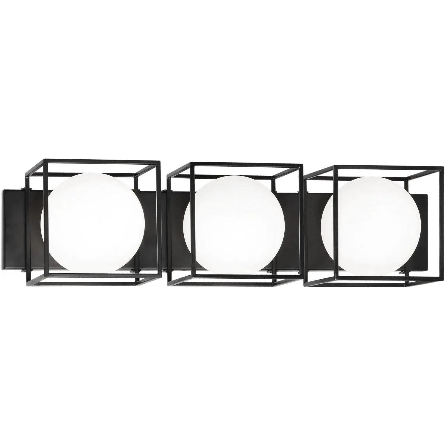Matteo Lighting - Squircle Bath Vanity - S03803BK | Montreal Lighting & Hardware
