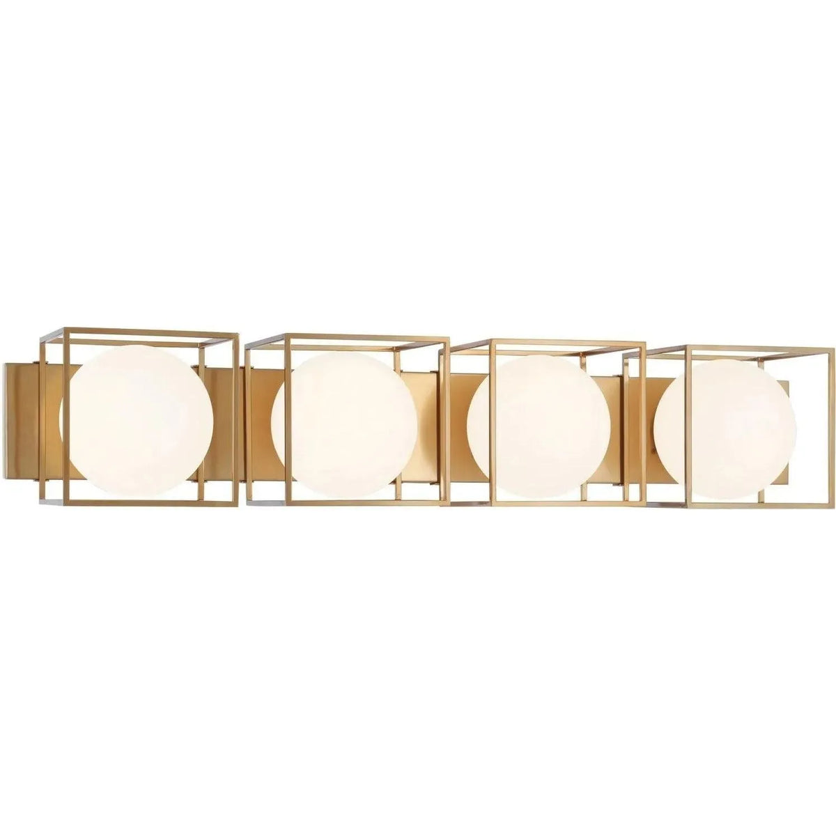 Matteo Lighting - Squircle Bath Vanity - S03804AG | Montreal Lighting & Hardware