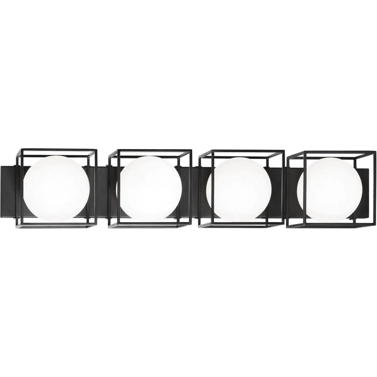 Matteo Lighting - Squircle Bath Vanity - S03804BK | Montreal Lighting & Hardware