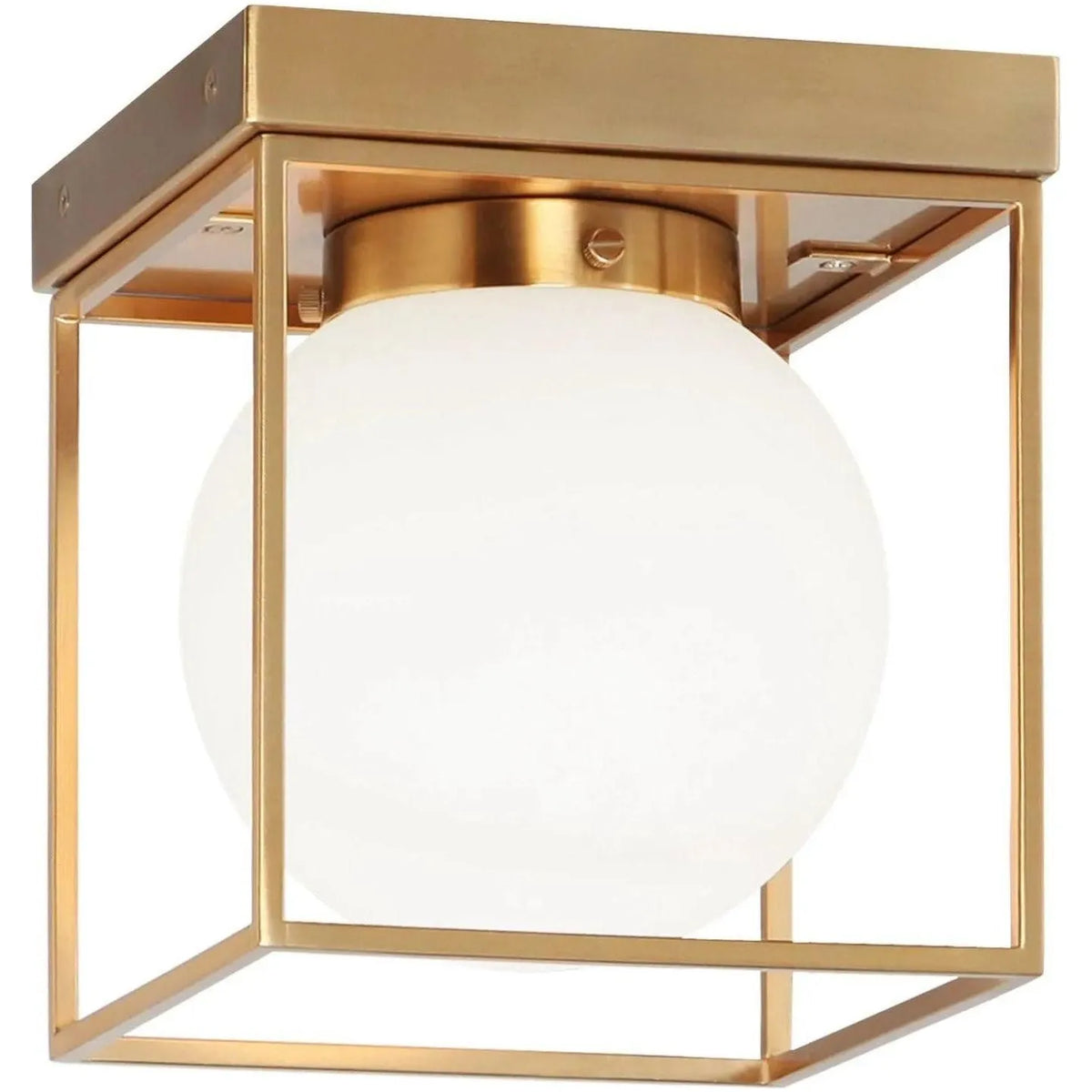 Matteo Lighting - Squircle Flush Mount - X03801AG | Montreal Lighting & Hardware