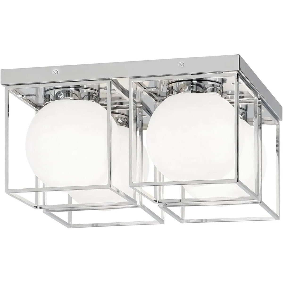 Matteo Lighting - Squircle Flush Mount - X03804CH | Montreal Lighting & Hardware