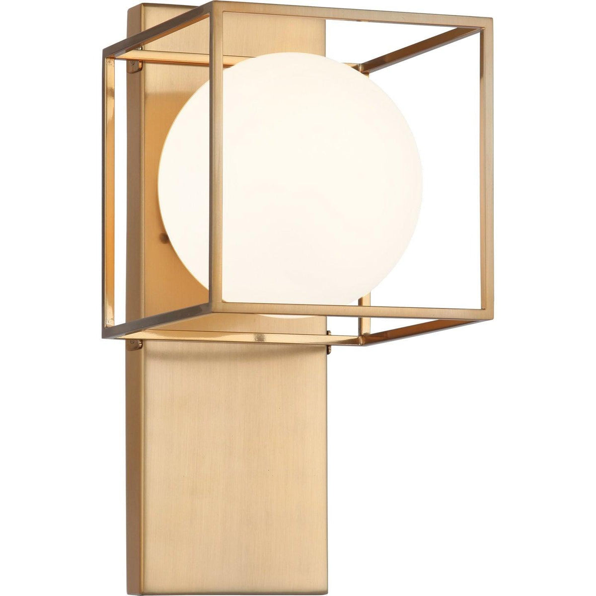 Matteo Lighting - Squircle Off-Center Wall Sconce - S03801AG | Montreal Lighting & Hardware