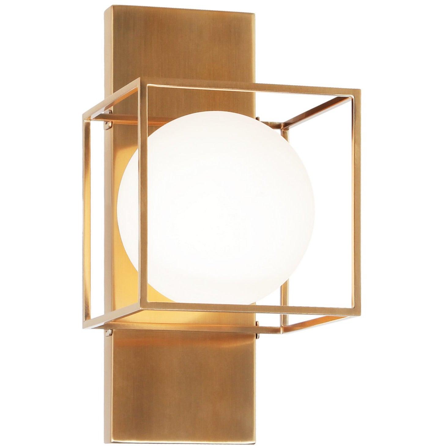 Matteo Lighting - Squircle Wall Sconce - S03811AG | Montreal Lighting & Hardware