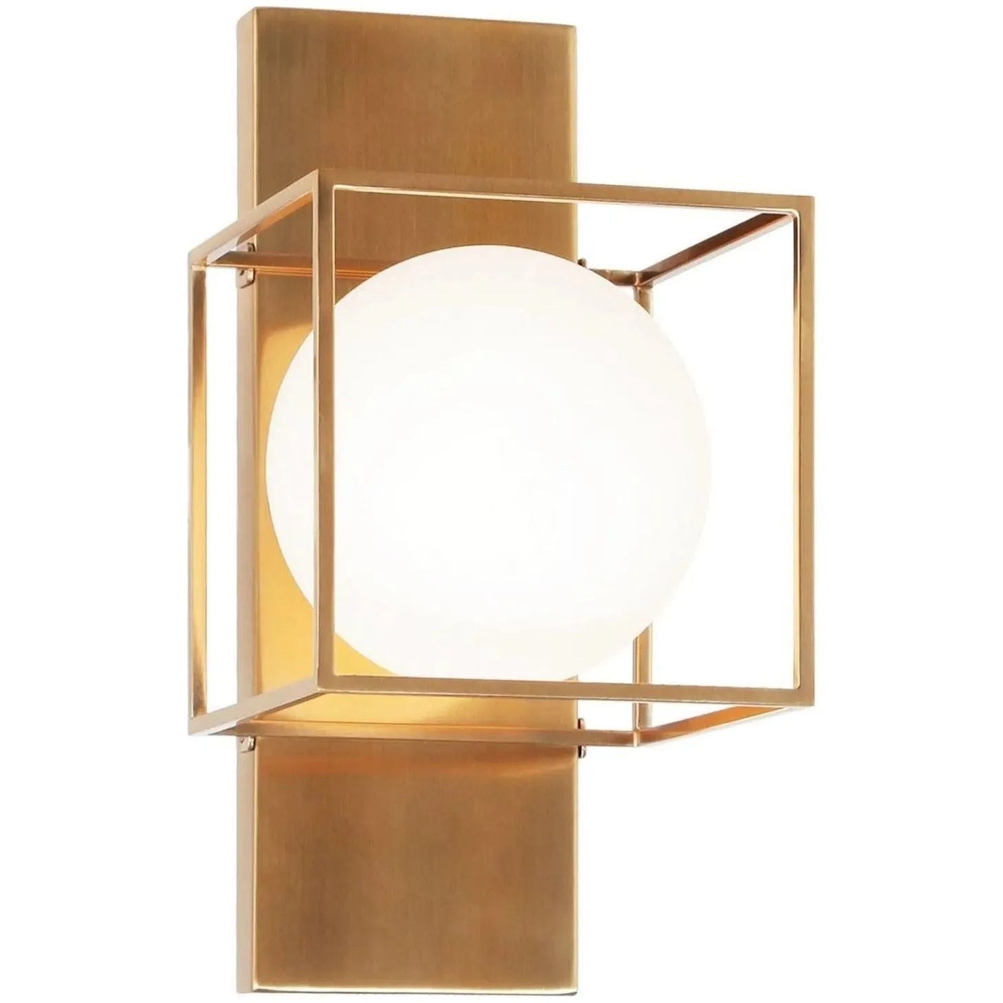 Matteo Lighting - Squircle Wall Sconce - S03811AG | Montreal Lighting & Hardware