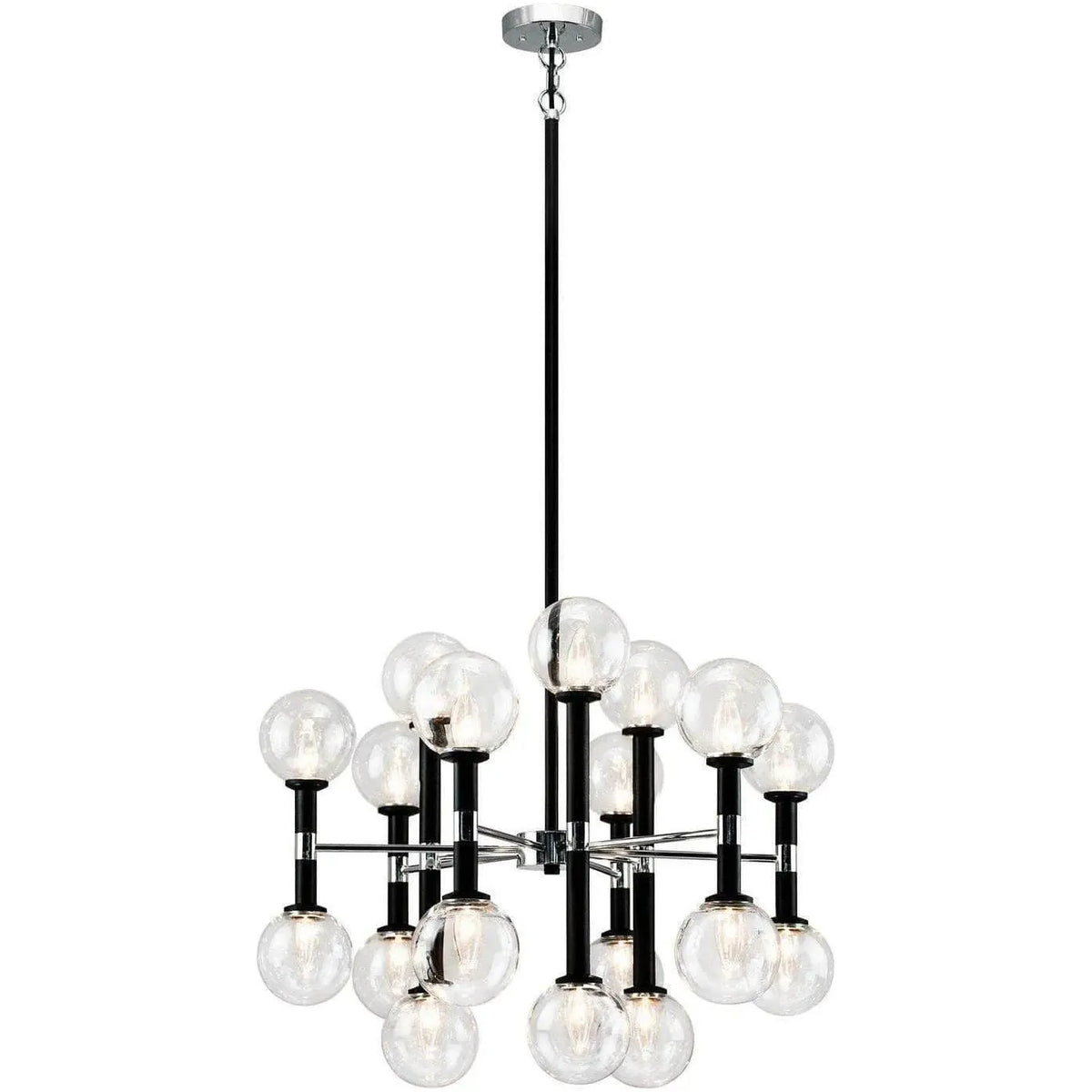 Matteo Lighting - Stellar Chandelier - C75318BKCL | Montreal Lighting & Hardware