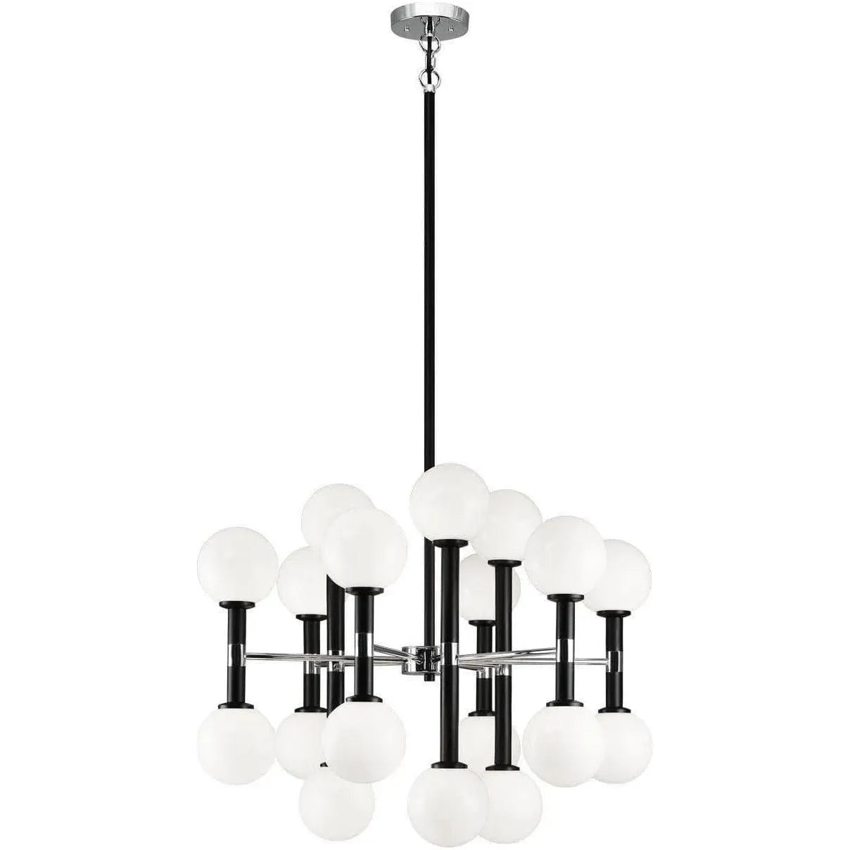 Matteo Lighting - Stellar Chandelier - C75318BKCL | Montreal Lighting & Hardware