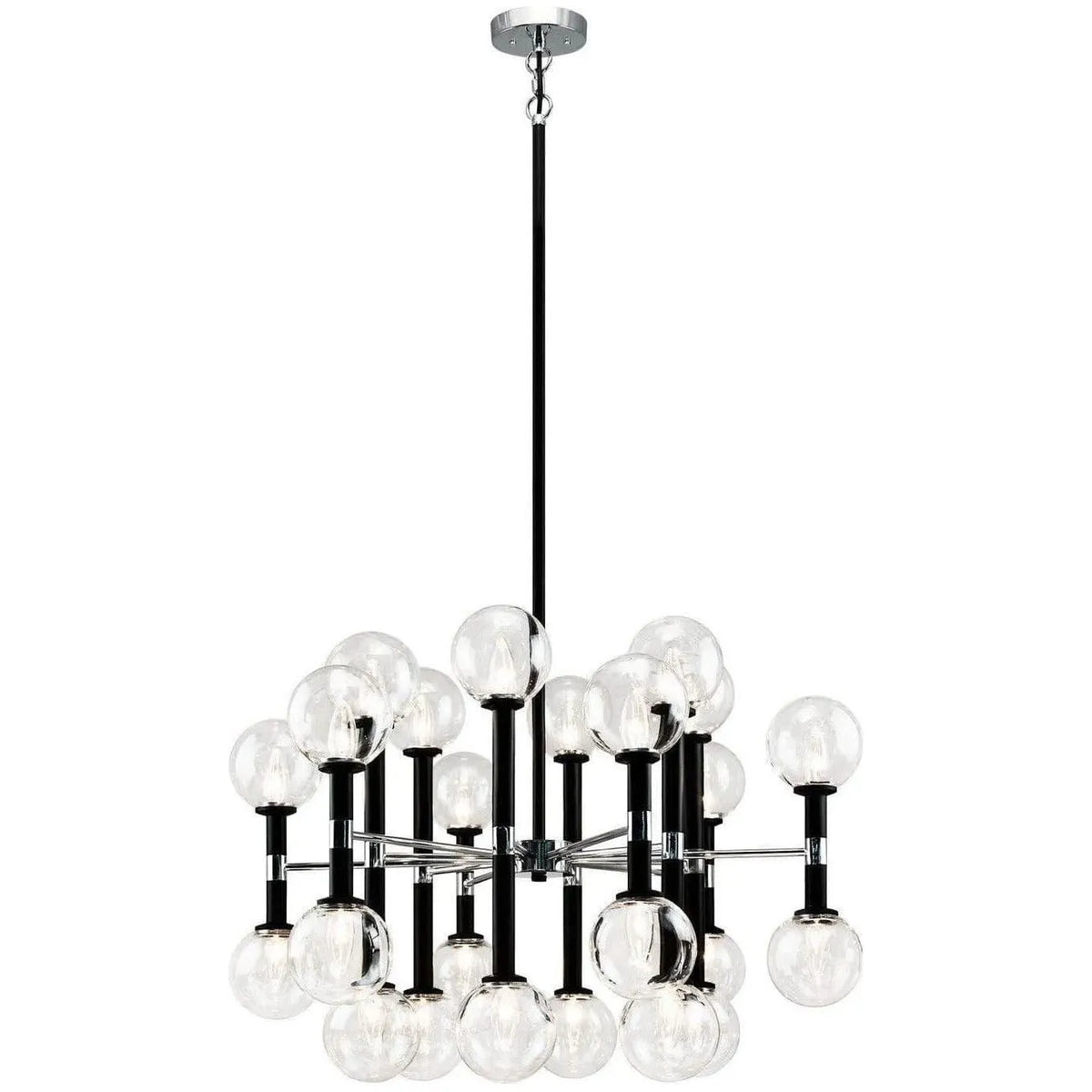 Matteo Lighting - Stellar Chandelier - C75324BKCL | Montreal Lighting & Hardware