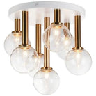 Matteo Lighting - Stellar Flush Mount - X75307AGCL | Montreal Lighting & Hardware