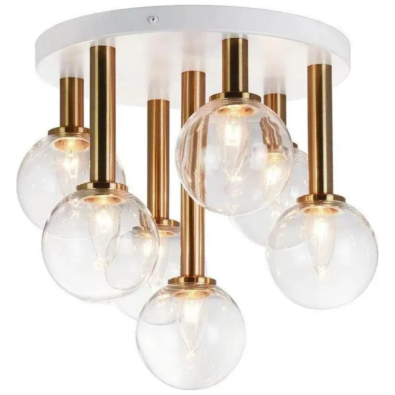 Matteo Lighting - Stellar Flush Mount - X75307AGCL | Montreal Lighting & Hardware