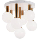 Matteo Lighting - Stellar Flush Mount - X75307AGOP | Montreal Lighting & Hardware